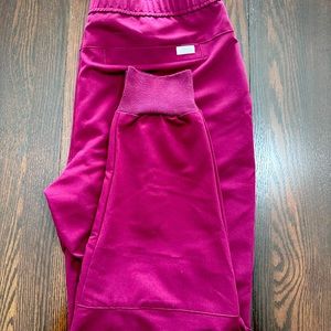 Men’s Burgundy Figs Slim Jansen Jogger Scrub Pants Size L/S